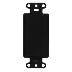 Blank Decorator Outlet Strap in Black