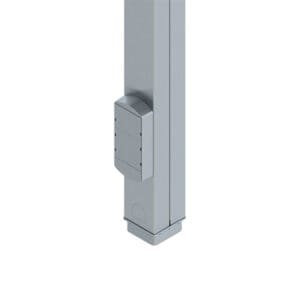 25DTP-4ACTDG Tele Power Pole Designer Gray 2-20A Duplex 10 ft