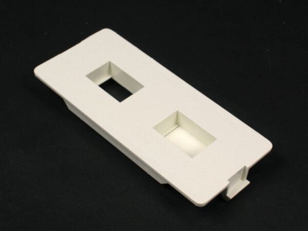 5507FRJ 5500 Flush Dual RJ Connector Faceplate Fitting in Ivory