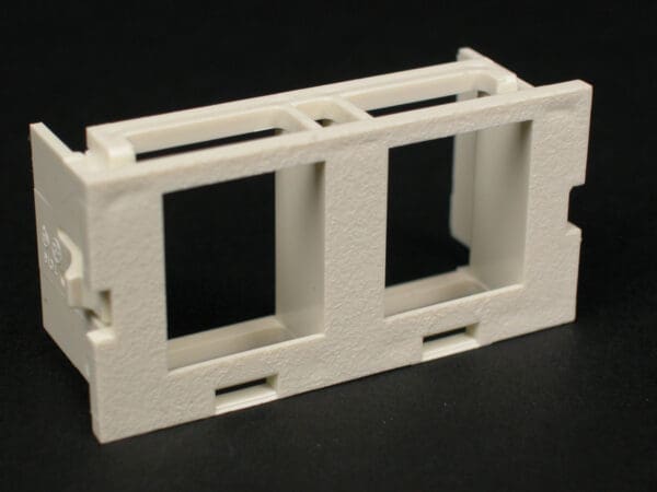 CM2-U2KEYA CM 2A Dual Flushmount Unloaded Keystone Module in Ivory