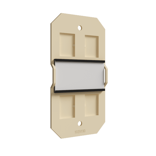 1-Gang Labeled Data Plate