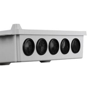 2 Inch Rubber Grommet Pack for Plastic Enclosure - 5 Pack