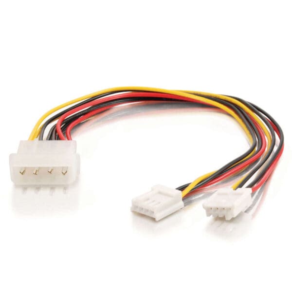10 Inch One 5.25 Inch to Two 3.5 Inch Internal Power Y-Cable