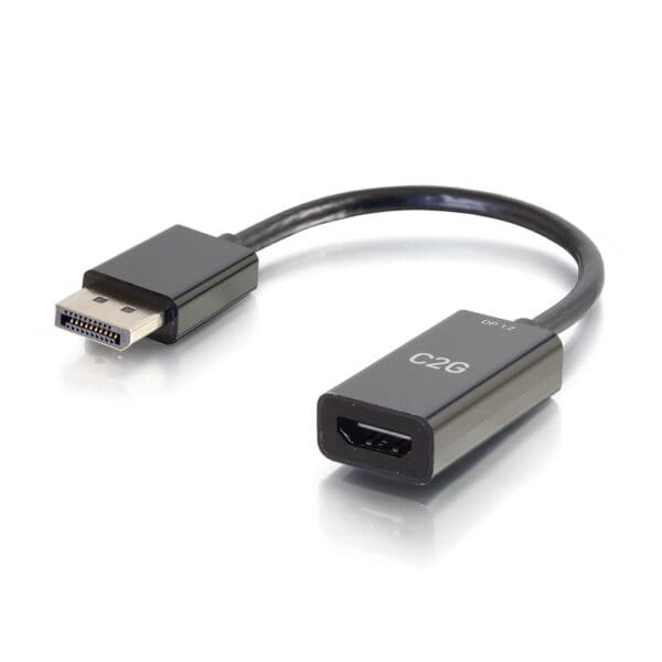 8in DisplayPortâ„¢ Male to HDMIÂ® Female Passive Adapter Converter - 4K 30Hz