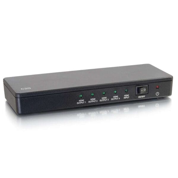 C2G HDMI splitter with 4 outputs.