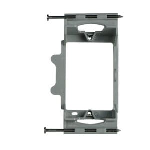 1-Gang Low Voltage Captive Nails Mounting Bracket with QuickConnect