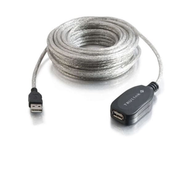 12m USB 2.0 A Male to A Female Active Extension Cable (39.4 ft)
