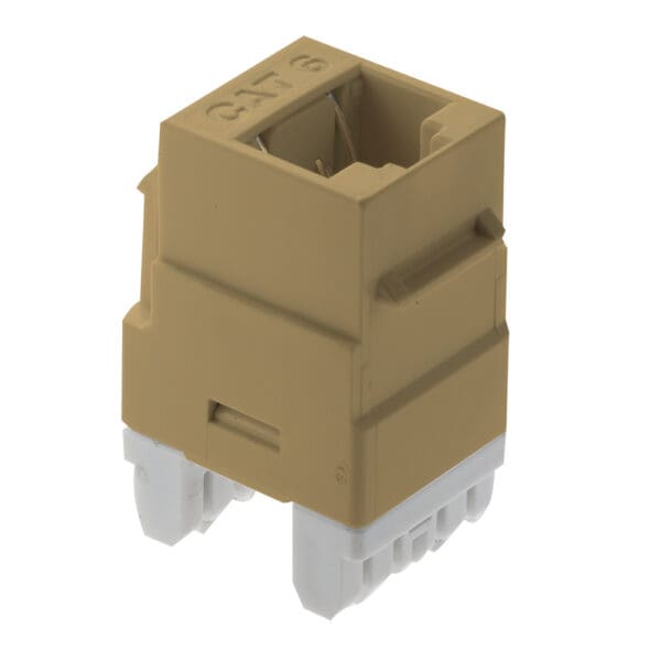 Cat6 RJ45 Keystone Insert in Ivory