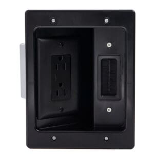 In-Wall TV Connection Kit in Black