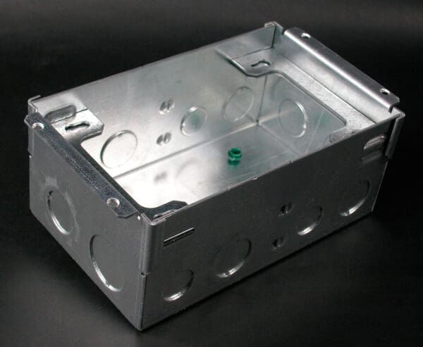 880W Two Gang Steel Floor Box for Wood Floors