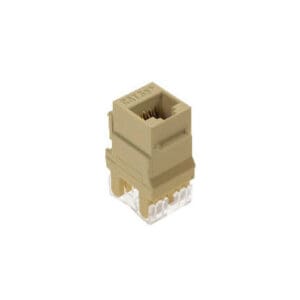 Cat5e RJ45 Keystone Connector in Ivory