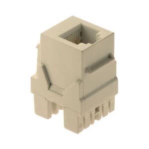 6P6C Keystone Connector in Light Almond
