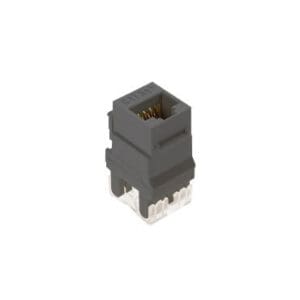 Cat5e RJ45 Keystone Connector in Gray