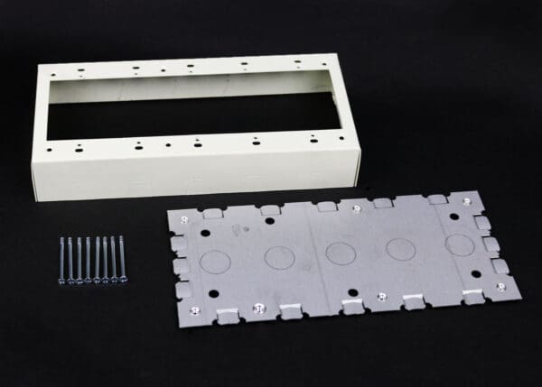 V5748-5 FIve Gang Switch and Receptacle Box Fitting in Ivory