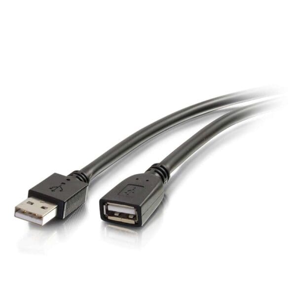 32 ft USB A Male to A Female Active Extension Cable - Plenum, CMP-Rated