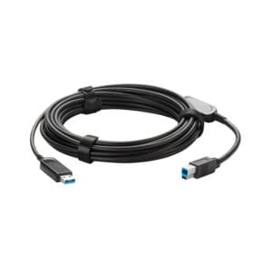 USB 3.2 Gen 2 Type B to Type A Active Optical Cable Plenum from Vaddio