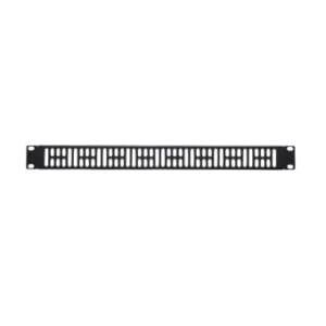 1U Steel Vented Blanking Panel; Fits all Component Series AV racks