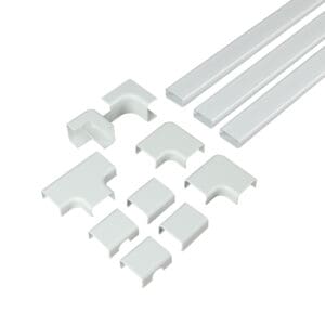 Sanus 10-Piece 45-in x 1.5-in PVC White Cord/Cable Organization Kit