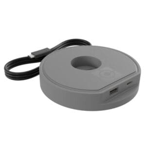 Koncis D1US-NA USB Charging Hub for Koncis DMA1S Monitor Arm, Silver