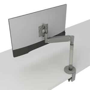 Koncis™ Monitor Arm Mount, Single, Silver