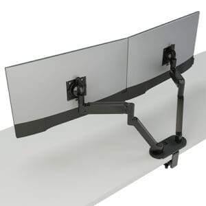 Koncis™ Monitor Arm Mount, Dual, Black
