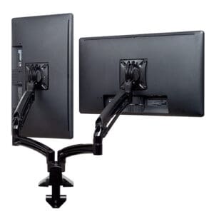 Kontour™ K1D Dual Monitor Dynamic Desk Mount, Reduced Height-K1D220BXRH