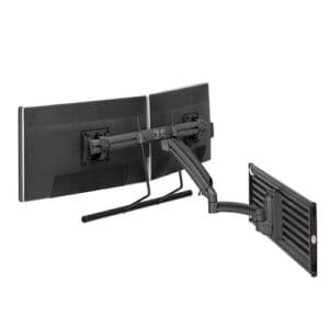 Kontour™ K1S Dynamic Slatwall Mount, Dual Monitor Array - K1S22HB