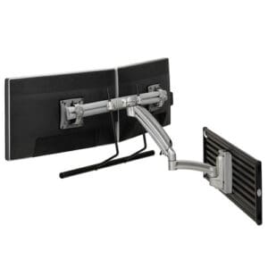 Kontour™ K1S Dynamic Slatwall Mount, Dual Monitor Array - K1S22HS