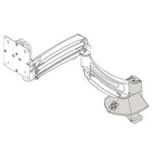 K1D Desk Clamp Base Conversion Accessory, Black