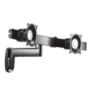 Single Arm Articulating Wall Mount, Dual Monitor Array - KWS220B