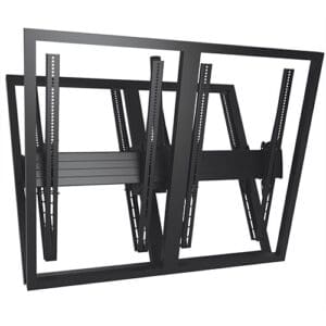 Fusion® Large Portrait Back to Back Ceiling Mounted 2 x 1 Menu Board