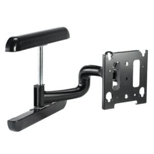 Medium Flat Panel Swing Arm Wall Display Mount - 25 Inch Extension-MWRUB