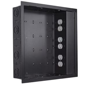 Proximity® In-wall Storage Box with 6 Receptacle Filter & Surge - PAC526FBP6