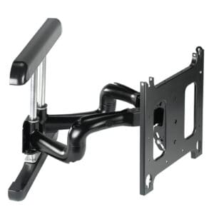 Large Flat Panel Swing Arm Wall Display Mount - 25 Inch Extension, TAA Compliant