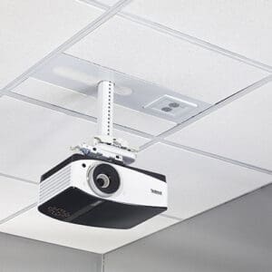 Suspended Ceiling Projector System with 2-Gang Filter & Surge - SYSAUWP2