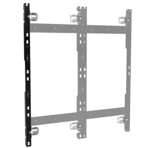 TiLED™ Left dvLED Wall Mount for LG LSBB Series Fine Pitch Essentials, 4 Displays Tall