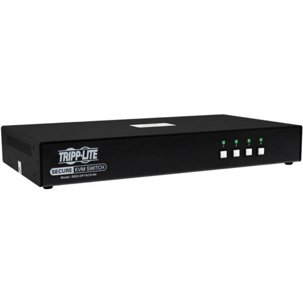 Secure KVM Switch, 4-Port, Single Head, DisplayPort to DisplayPort, 4K,