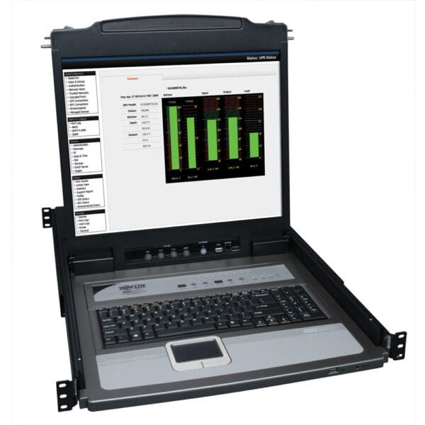 NetDirector 19" Console KVM with 8 USB/PS2 Combo Cable Kits - 8 Port