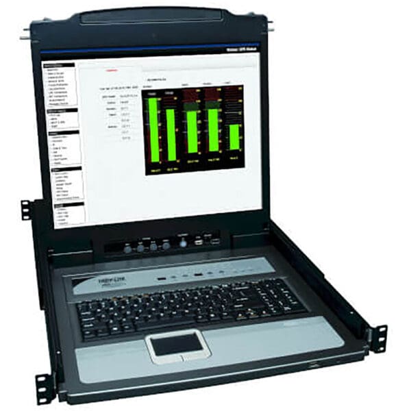 NetDirector 16-Port 1U Rack-Mount Console KVM Switch with 19-in. LCD + 8