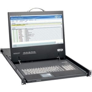 Tripp Lite rackmount console with monitor