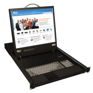 Tripp Lite keyboard and monitor pullout.