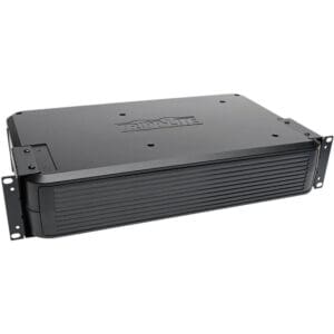 Black Tripp Lite rackmount power supply.