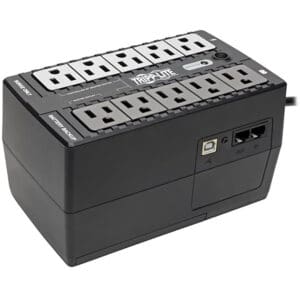 Tripp Lite UPS battery backup power strip.