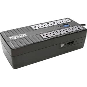 Tripp Lite battery backup power strip.