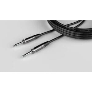 Black instrument cable with plugs.