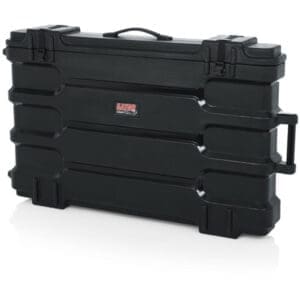 Gator black keyboard case with handle.