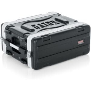 Gator black plastic equipment case.
