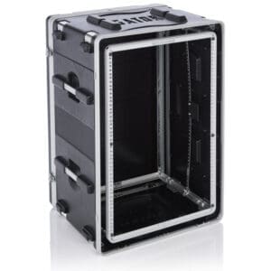 Gator empty rack case with handles.