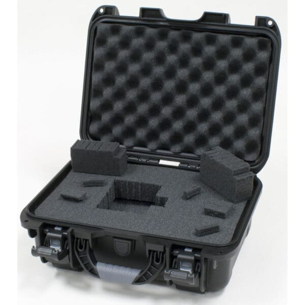 Black waterproof injection molded case