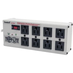 Tripp Lite 8-outlet surge suppressor.